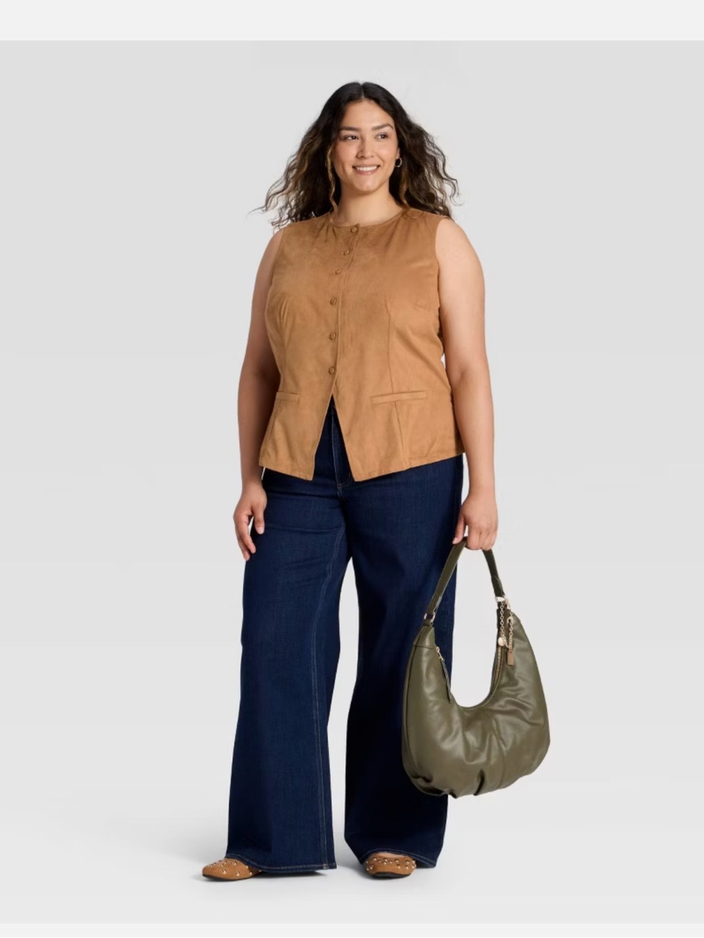 Faux Suede Fashion Vest - Universal Thread